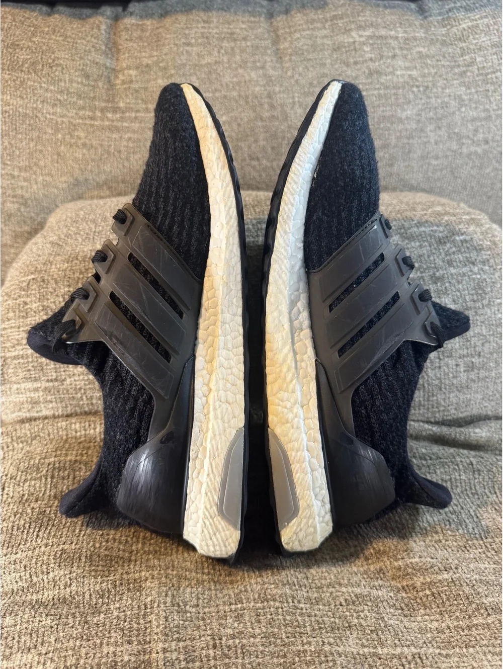 Adidas Ultraboost 3.0 Core Black Running Shoes Men's Size 8.5 BA8842